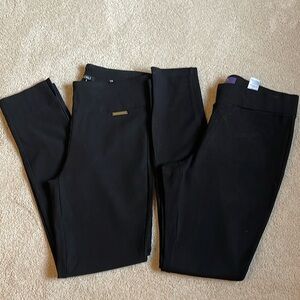 NYDJ & ROZ & ALI-Two pair black skinny fit pants
